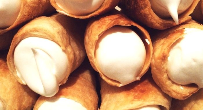 Слоеные трубочки с кремом