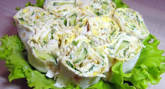 Лаваш с плавленым сыром