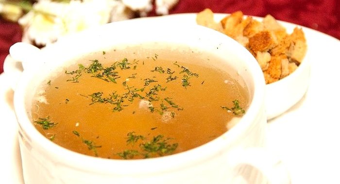 Бульон из вешенок