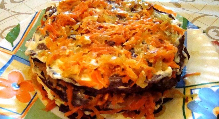 Печёночный торт по-домашнему