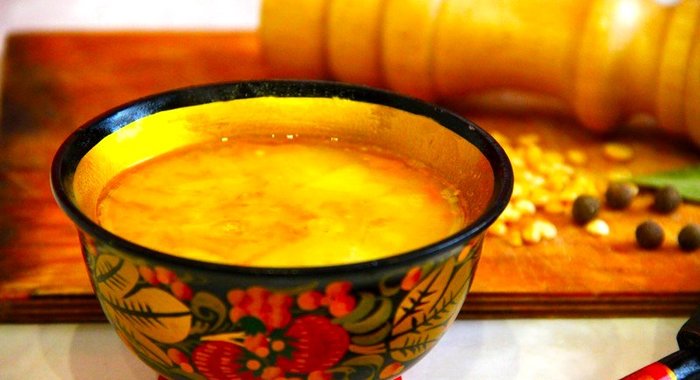 Гороховый суп со свининой в мультиварке