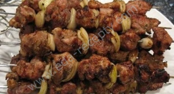 Шашлык в аэрогриле из свинины