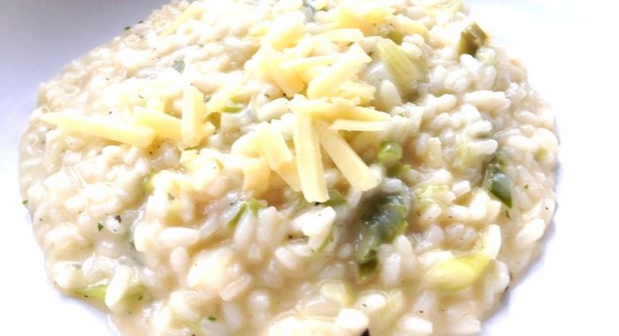 Ризотто с чеддером