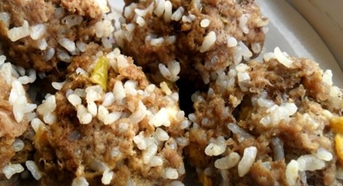 Тефтели из баранины с рисом