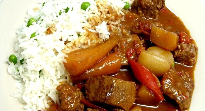 Гуляш с рисом