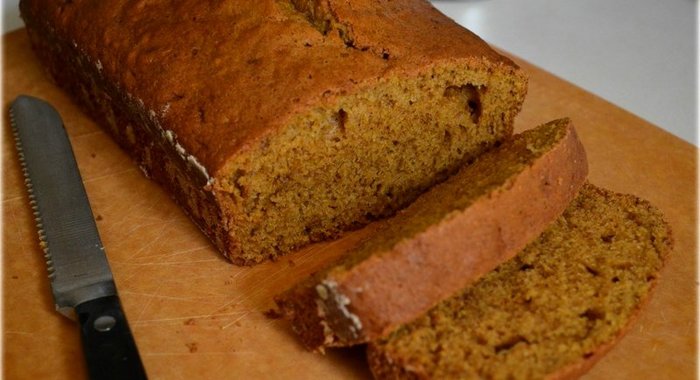 Безглютеновый тыквенный хлеб