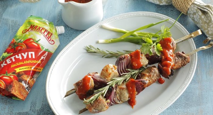 Шашлык из свинины в майонезе