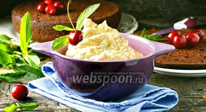 Крем из кефира