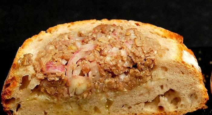 Хлеб фаршированный трюфелем