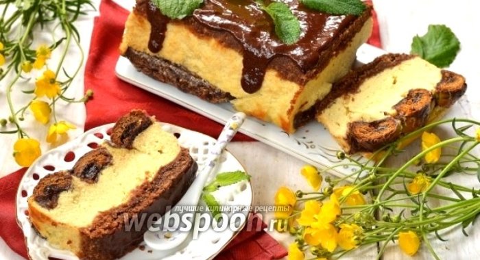 Банановый сырник с пряниками