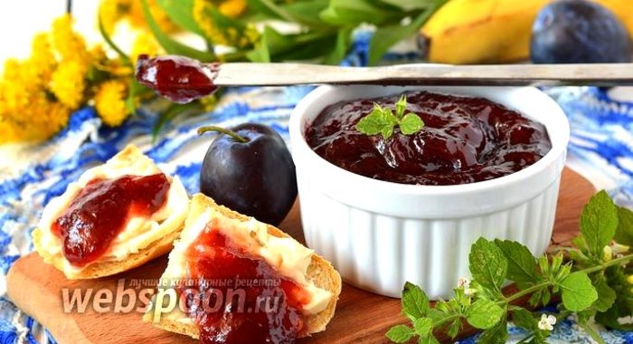 Бананово-сливовый джем