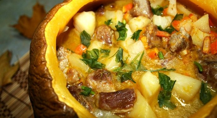 Жаркое в тыкве