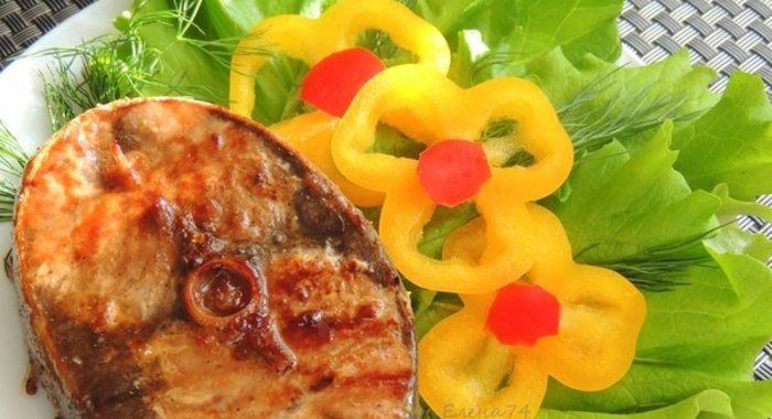 Тунец в остро-сладком маринаде