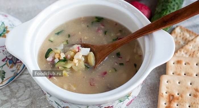 Окрошка с квасом