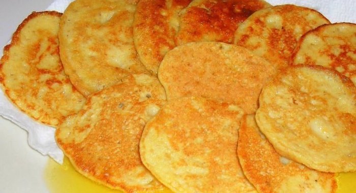 Оладьи из овсяных хлопьев диетические