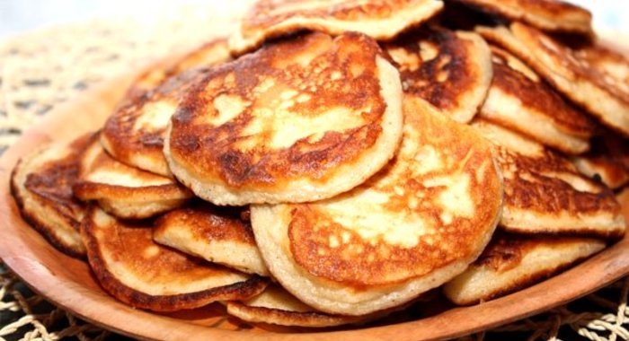 Оладьи без яиц