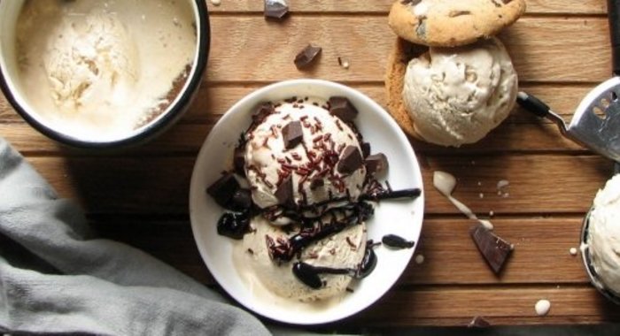 Домашнее мороженое из сливок