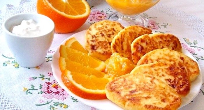 Апельсиновые сырники