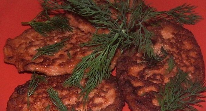 Оладьи из лосося