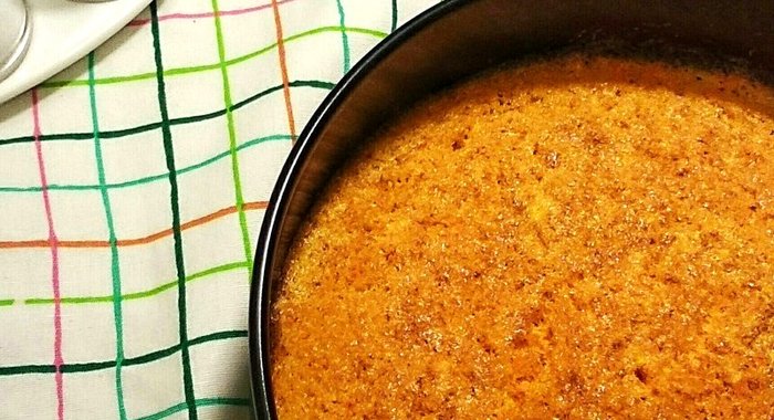 Морковная запеканка без муки