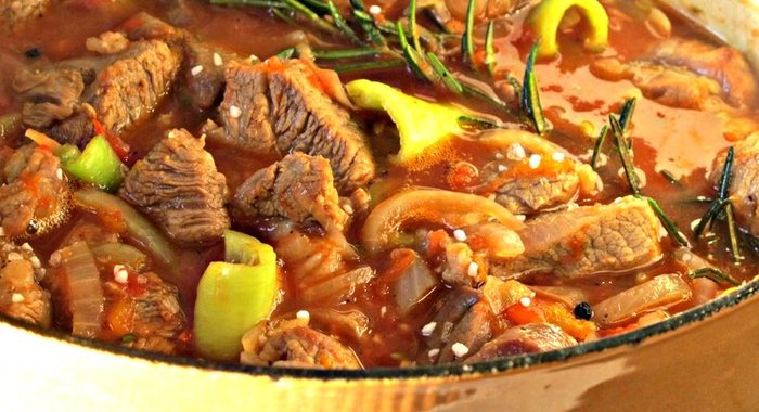 Гуляш из кролика