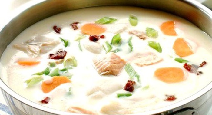 Бергенский рыбный крем-суп