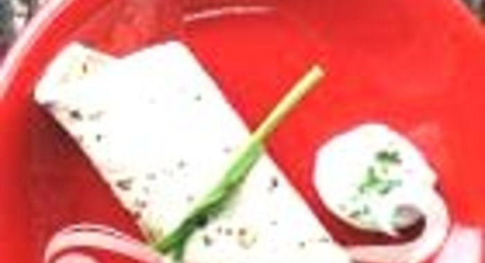 Цуккини завернутый в лепешку