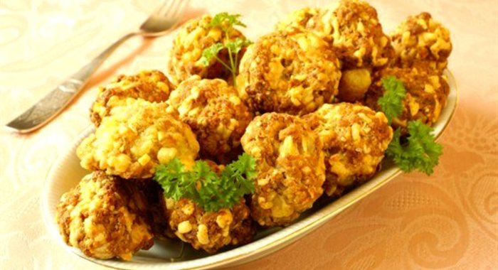 Тефтели куриные с моцареллой