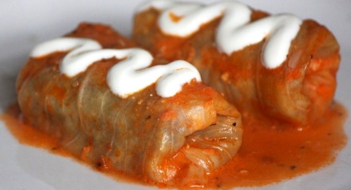 Гречневые голубцы с грибным ассорти