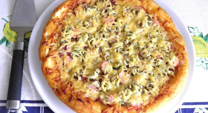 Пицца мясное ассорти