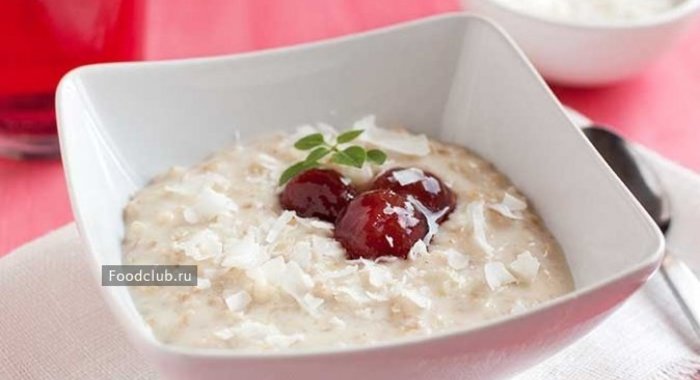 Овсяная каша на молоке
