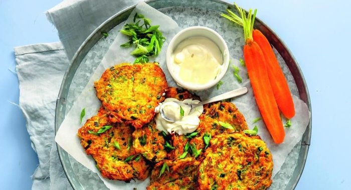 Овощные оладьи