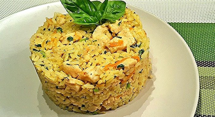 Плов с куриным филе