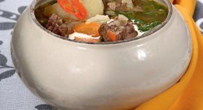 Овощи, запеченные в омлете