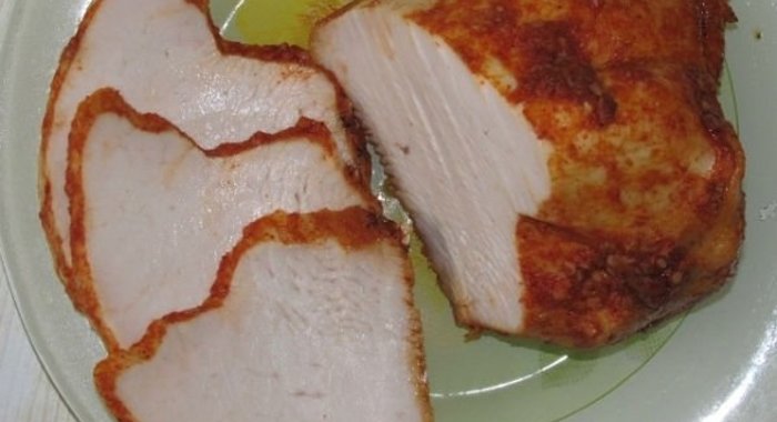 Творожный мусс с малиной