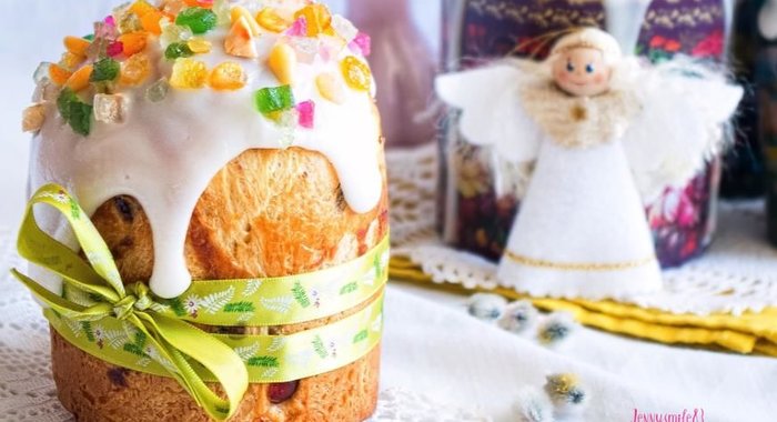 Итальянский пасхальный кулич
