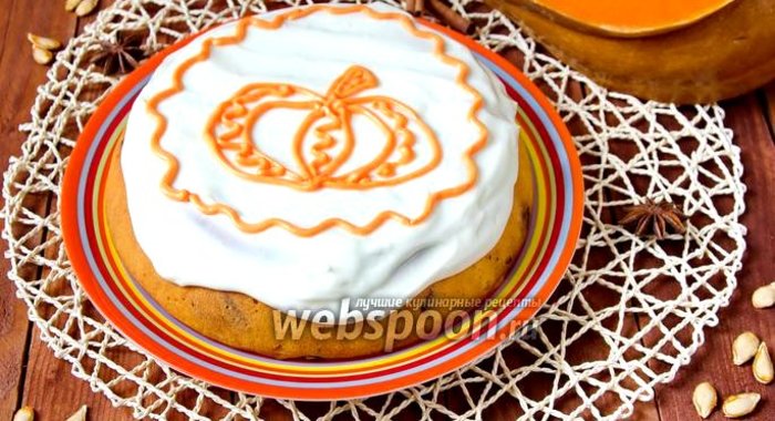 Тыквенный кекс в мультиварке