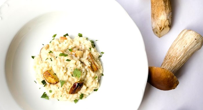 Ризотто с белыми грибами