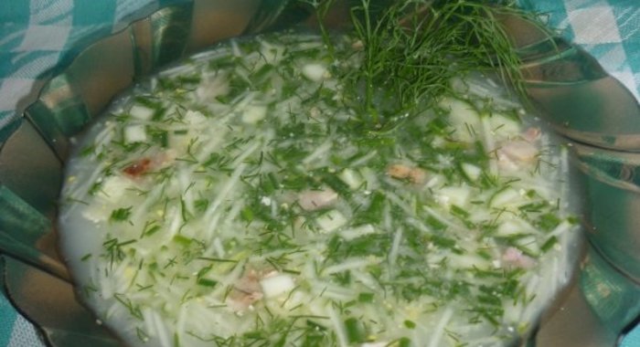 Окрошка с айраном