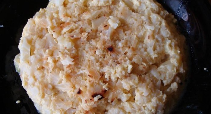 Запеканка из цветной капусты с сыром