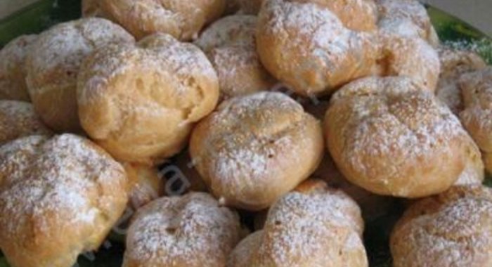 Пирожные заварные