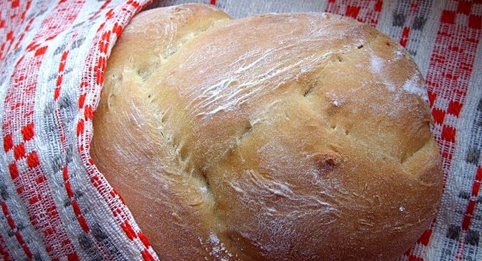 Белый хлеб в духовке