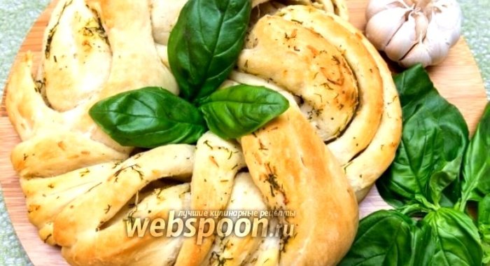 Хлеб с чесноком и прованскими травами