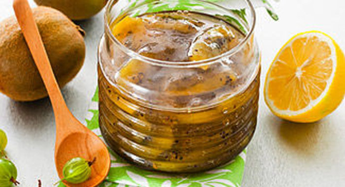 Зеленый джем в мультиварке