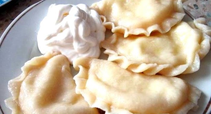 Вареники с творогом и картошкой