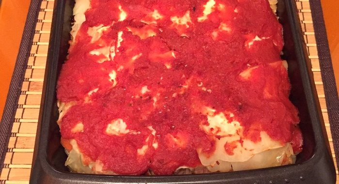 Ленивые голубцы с кроликом