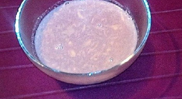 Cоус сабайон с виноградным соком