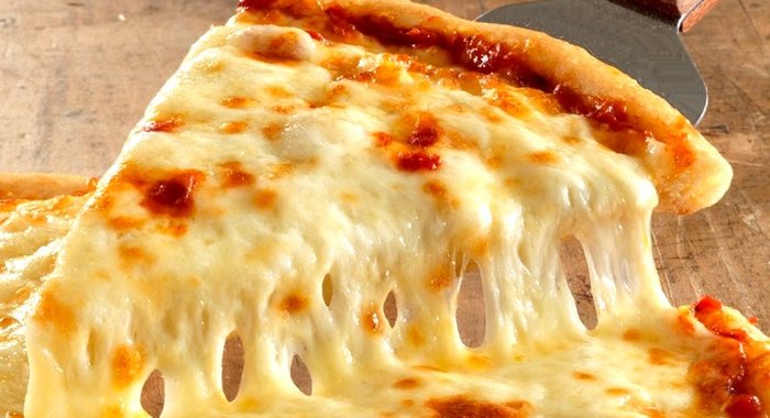 Пицца с плавленым сыром
