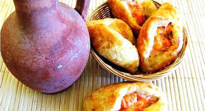 Пирожки с сёмгой