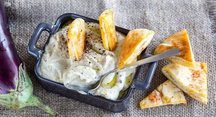 Магрибский мусс из баклажанов